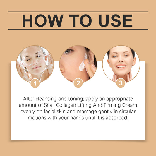 Hoygi Snail Collagen Firming Cream Moisturizing And Moisturizing Skin Care And Brightening Collagen Firming Cream