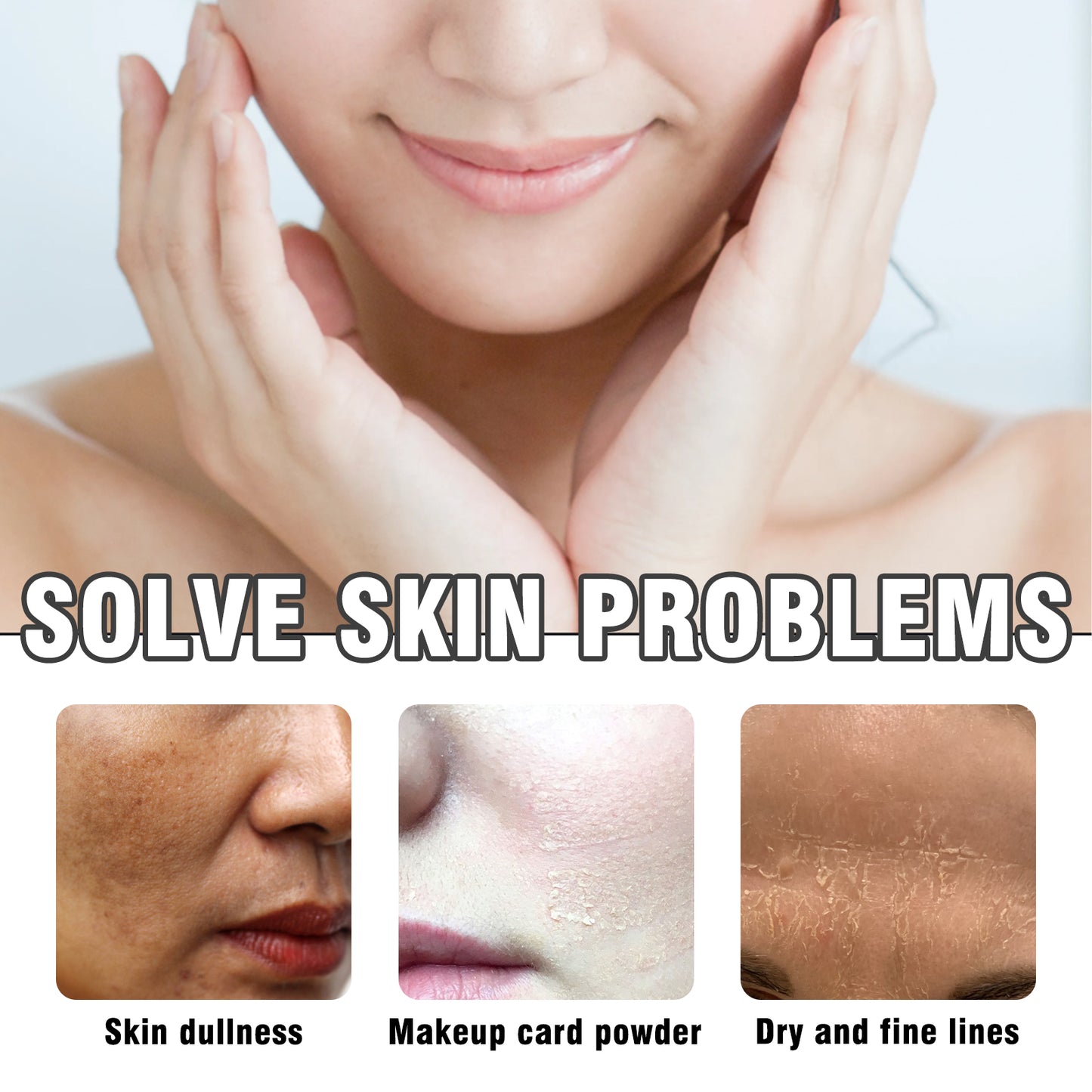 Snail Essence Cream, Lighten Fine Lines Hydrating Moisturizing Whitening Skin Protein Repair Cream