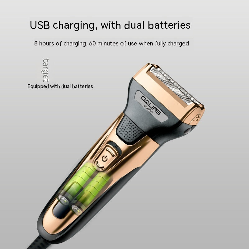 3-in-1 High-Power Electric Shaver