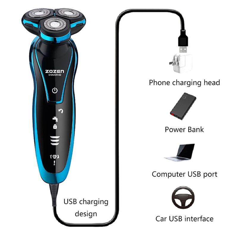 ZOZEN 4D Floating Head Electric Shaver