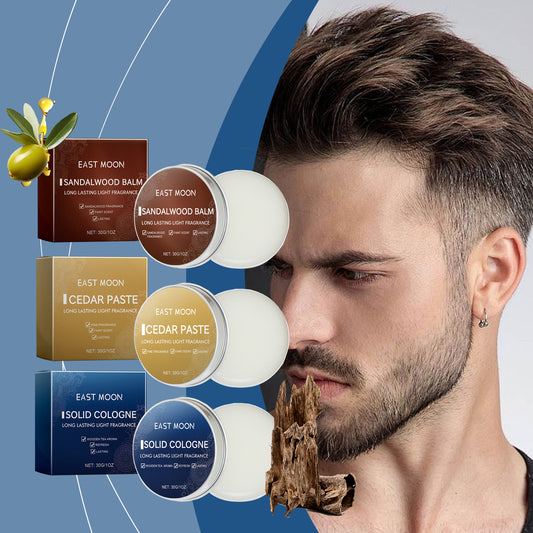 East Moon Solid Cologne (Amber & Tea) — Pocket Fragrance for the Modern Man