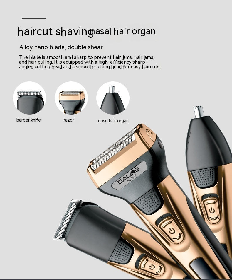 3-in-1 High-Power Electric Shaver