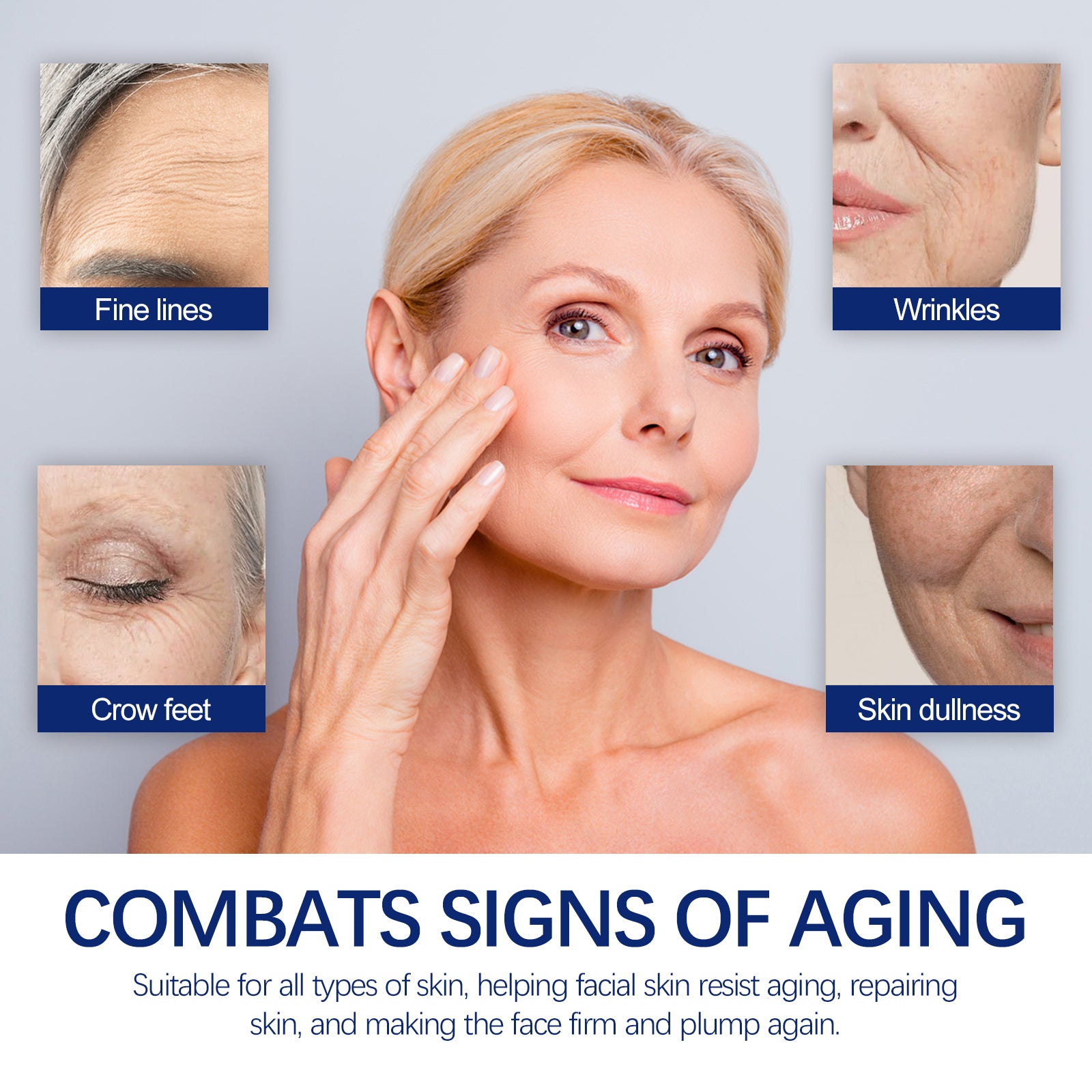 Collagen Retinol Hyaluronic Acid Cream, Hydrating And Moisturizing Deep Moisturizing And Smoothing Fine Lines Firming Skin Care Cream