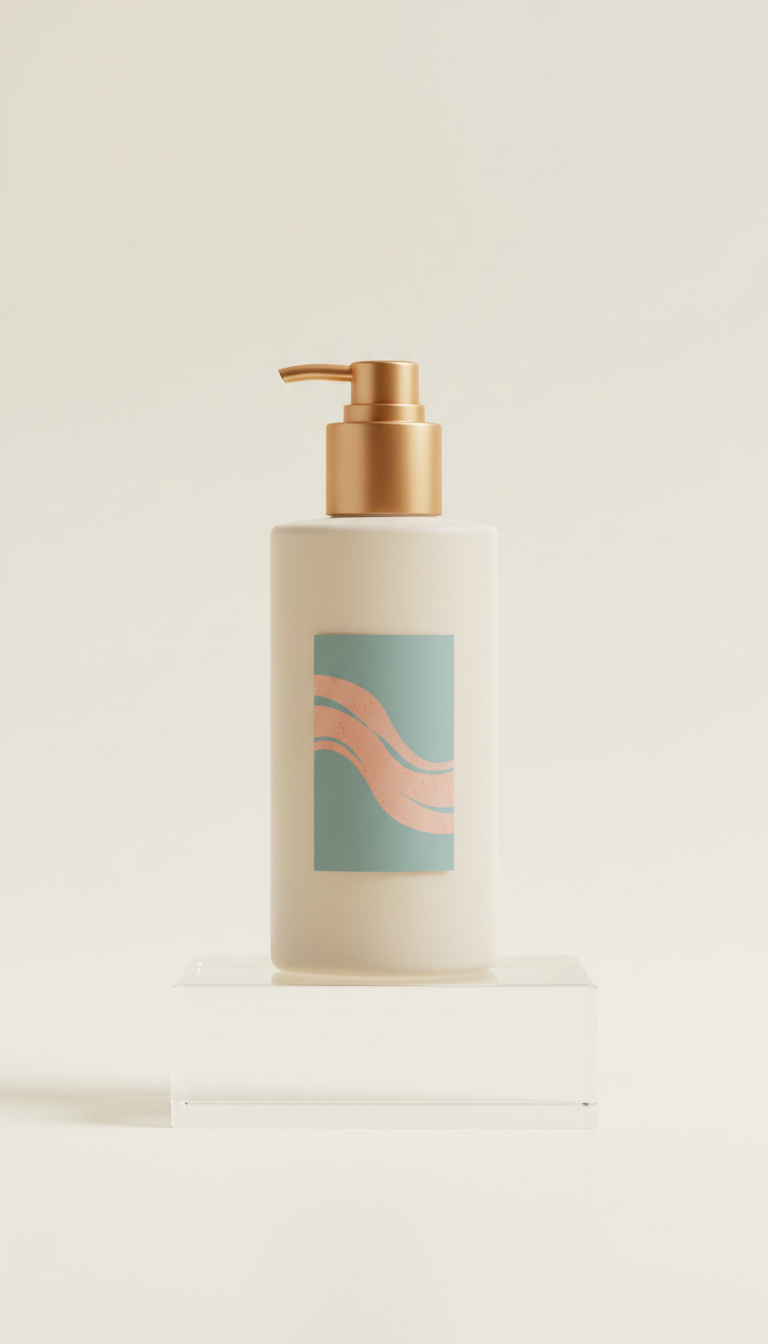 Hydrating Body Lotion in Glass Bottle