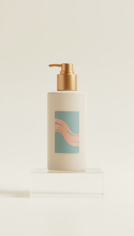 Hydrating Body Lotion in Glass Bottle