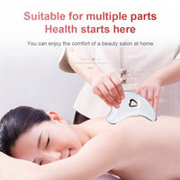 Electric Scraping Face Neck Body Massager Wrinkle Removal Device Heating Facial Beauty Instrument Guasha Lifting Slimming Tool