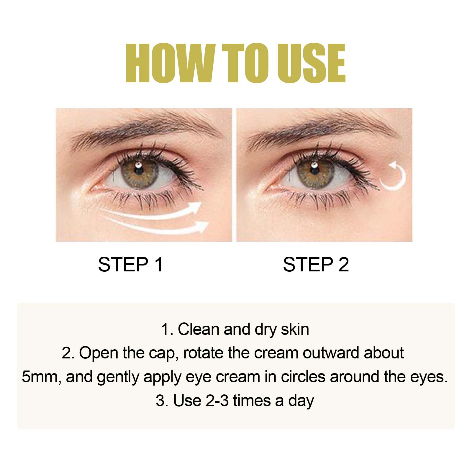 Snail Eye Cream Stick Moisturizes And Firms Skin Around The Eyes Massage Lift Hydrating Eye Cream Stick