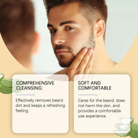 East Moon Beard Wash (Aloe & Nettle) — Natural Hydrating Cleanser for Modern Men