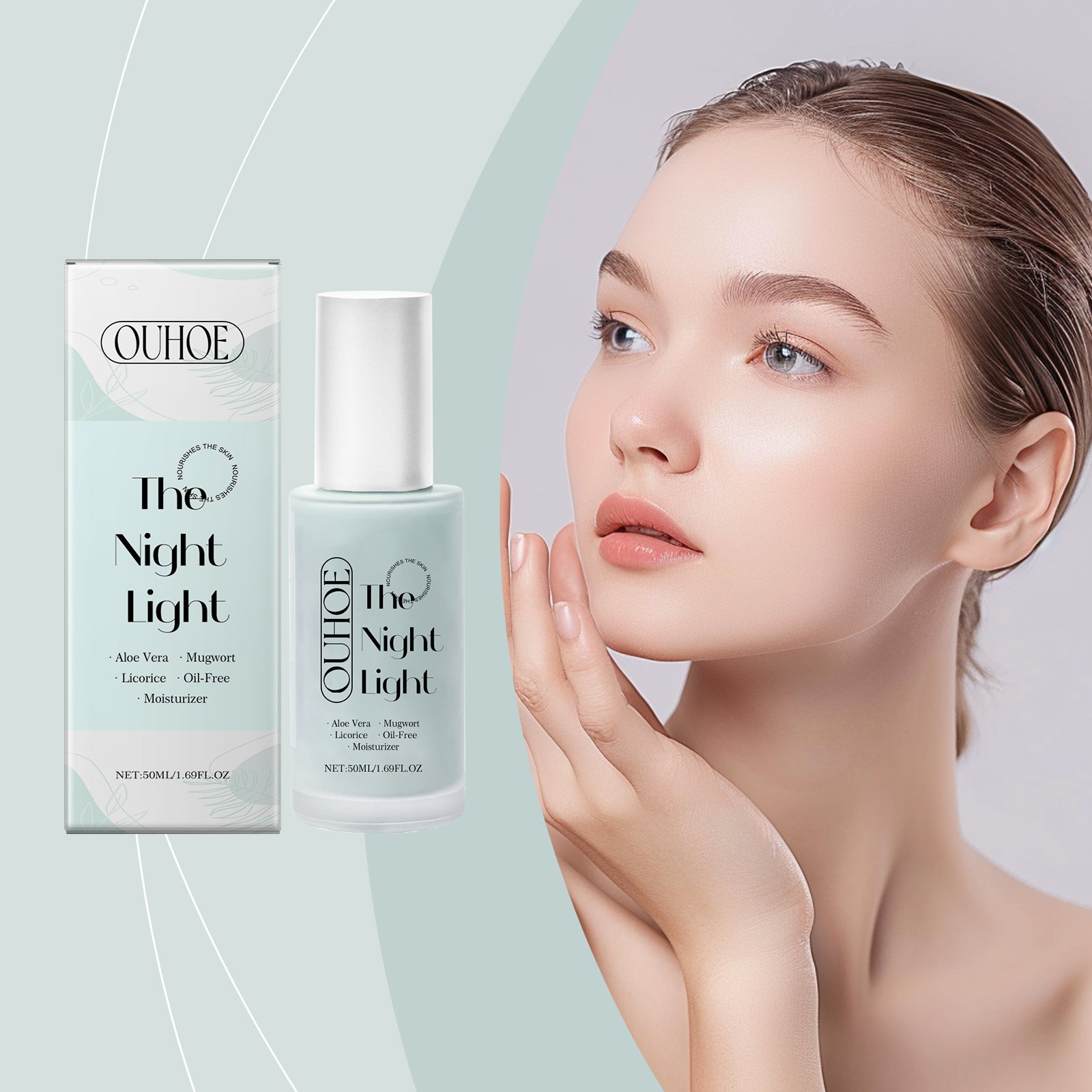 Hyaluronic Acid Moisturizing Lotion, Facial Moisturizing And Moisturizing Night Cream