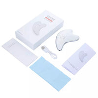 Electric Scraping Face Neck Body Massager Wrinkle Removal Device Heating Facial Beauty Instrument Guasha Lifting Slimming Tool