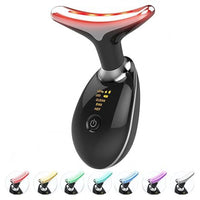 Neck Massager Beauty Device with 7-Color Light Therapy, V-Shaped Face Slimming Tool