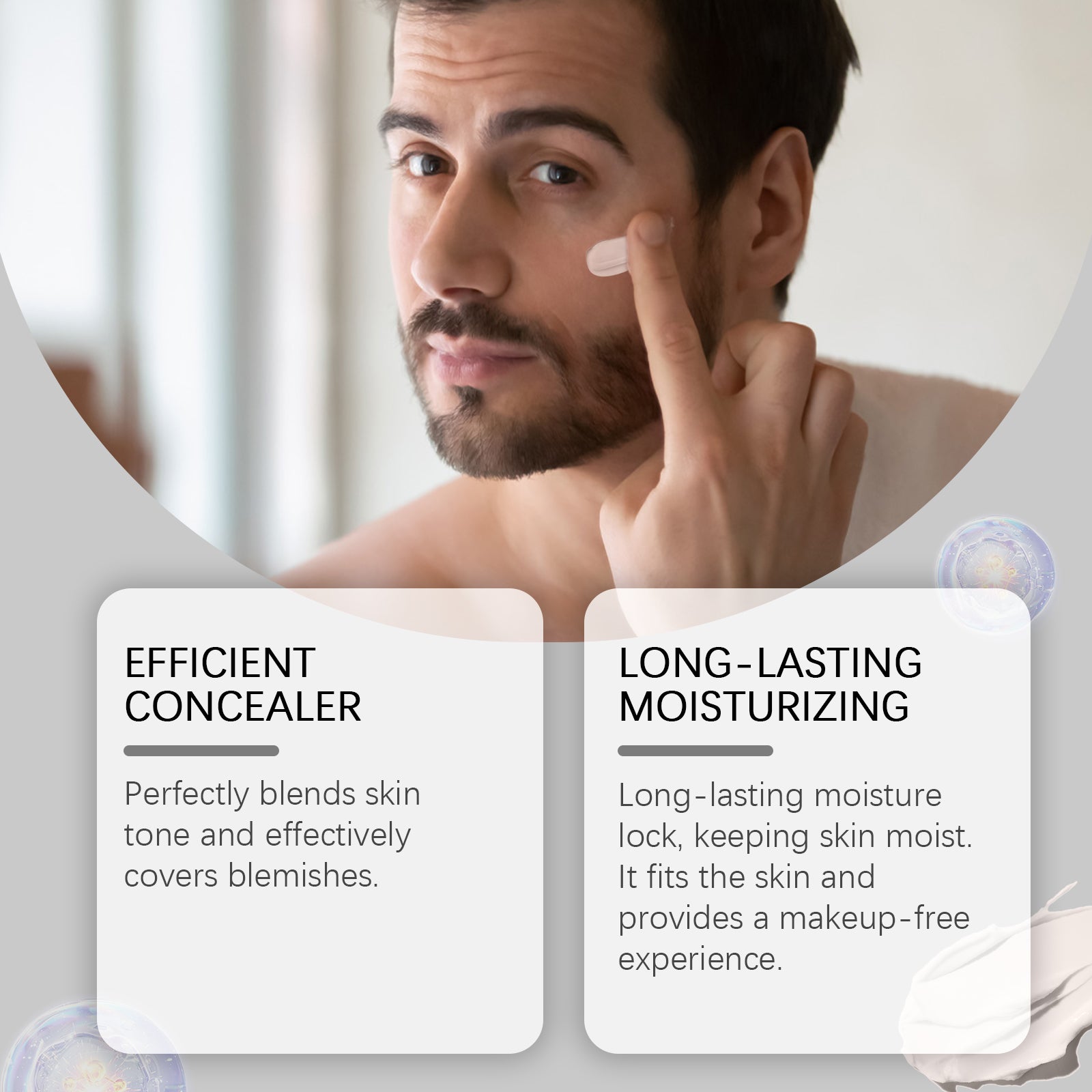East Moon Concealer Stick — Instant Blemish Cover for Men