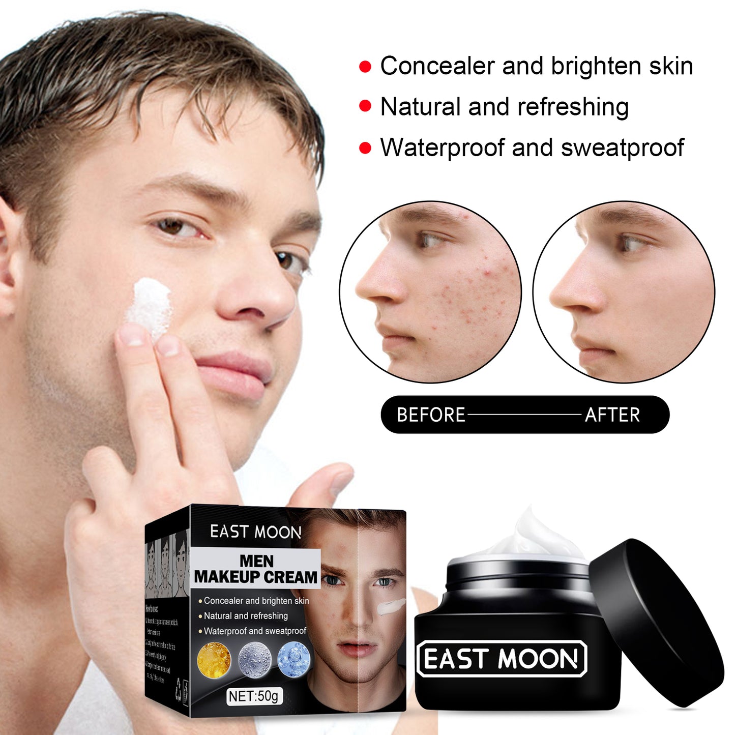 East Moon Tinted Moisturizer — Waterproof Skin Tone Corrector